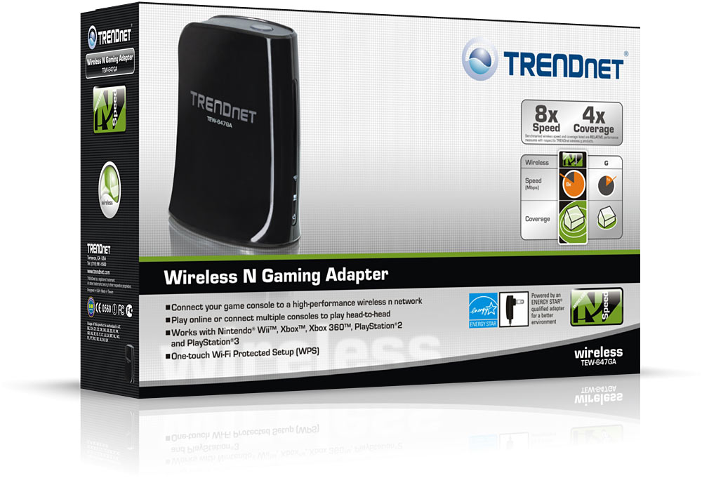 trendnet wireless n gaming adapter for pc